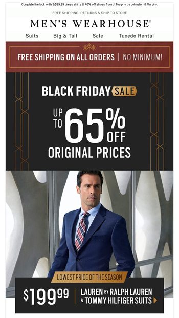 Ends Tonight Tommy Hilfiger Suits Lowest Price Of The Season