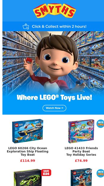 Where Lego Toys Live Smyths Toys Superstores Email Archive