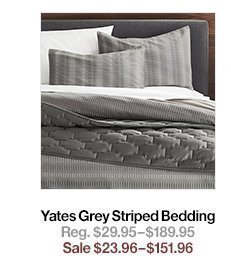 Yates Grey Bedding