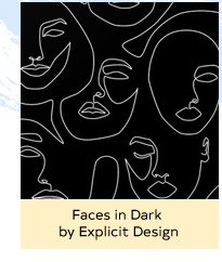 FACES IN DARK BY EXPLICIT DESIGN