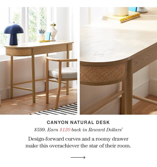 Canyon Natural Desk