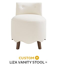 Liza Vanity Stool