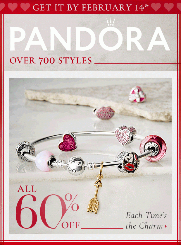 60% Off All 700+ Pandora Jewelry Styles. Shine? ON.