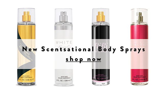 New scentsational body sprays - Shop Now