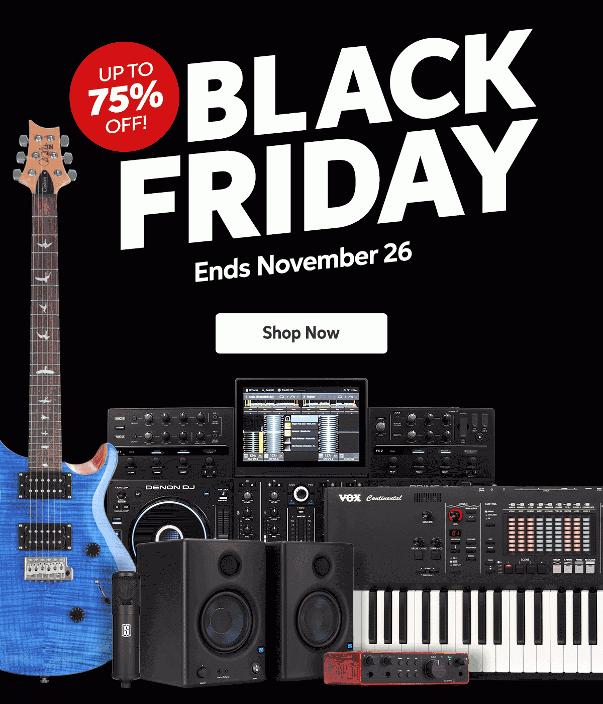 Black Friday: Over 70% off! Ends November 26. Shop now.