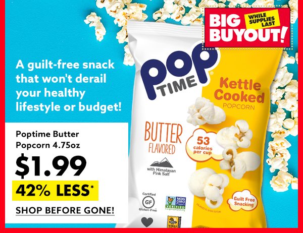 Poptime Butter Popcorn