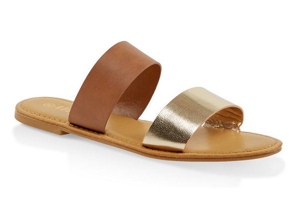 Two Band Slide Sandals