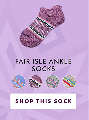Women Fair Isle Ankle Socks | Shop This Sock