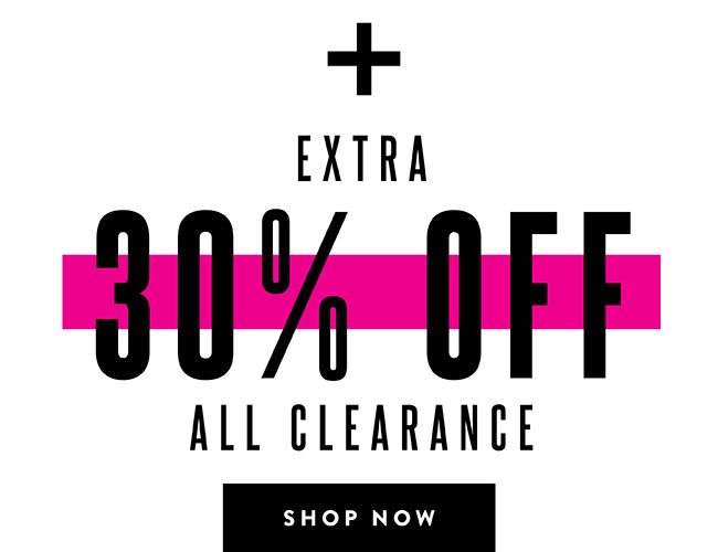 Extra 30% off All Clearance
