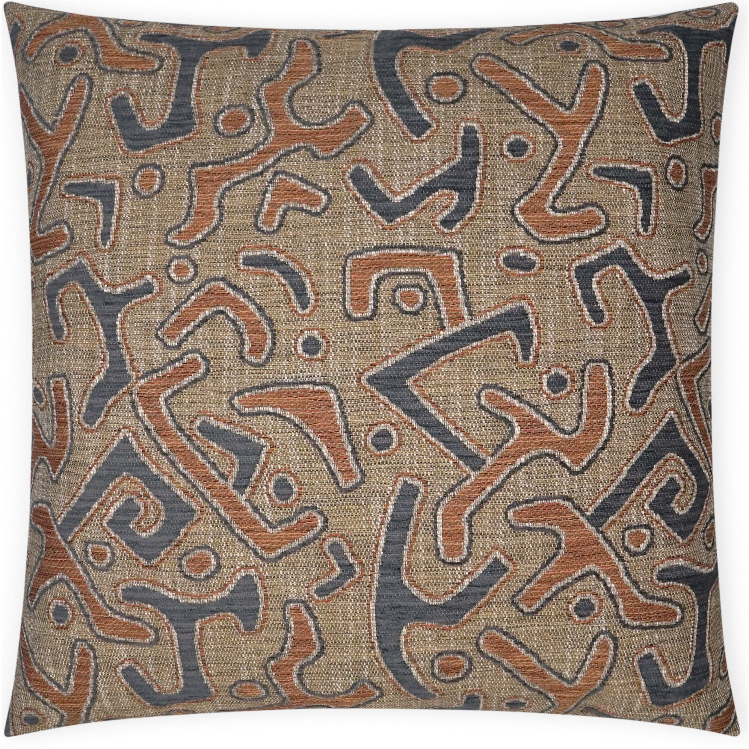 Image of Kuba Pillow, Paprika