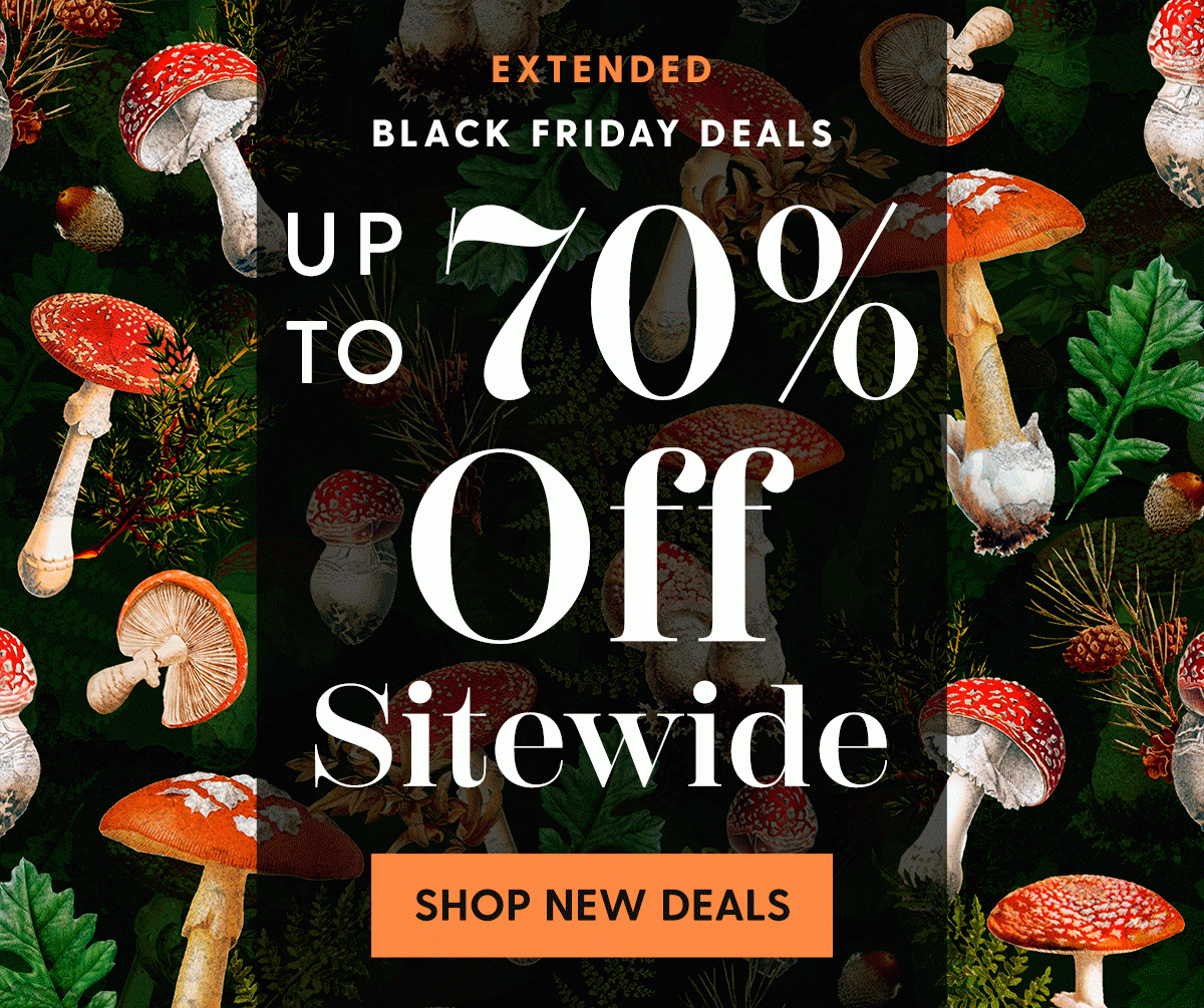 EXTENDED Black Friday Deals | Up to 70% Off Sitewide | Shop New Deals