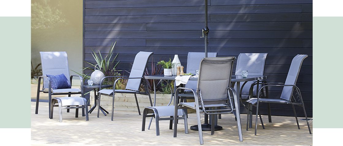 11 piece outdoor dining set dunelm