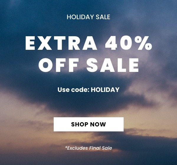 Extra 40% Off Sale