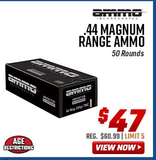 Ammo, Inc. .44 Magnum Range Ammo