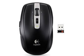 Logitech Anywhere Mouse MX (Works on Glass Surfaces Too) w/ 2.4GHz Wireless, Laser Sensor & 3-year warranty