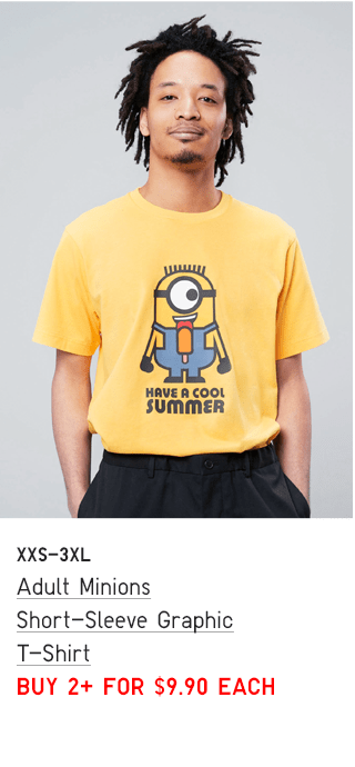 ADULT MINIONS SHORT-SLEEVE GRAPHIC T-SHIRT