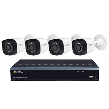 Q-SEE 4 Channel 1TB DVR Security System with 4 1080p Cameras