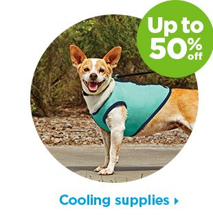 Up to 50% off. Cooling supplies.