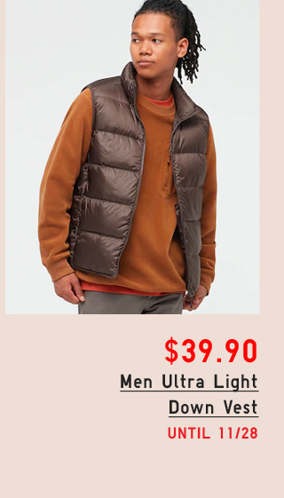 MEN ULTRA LIGHT DOWN VEST