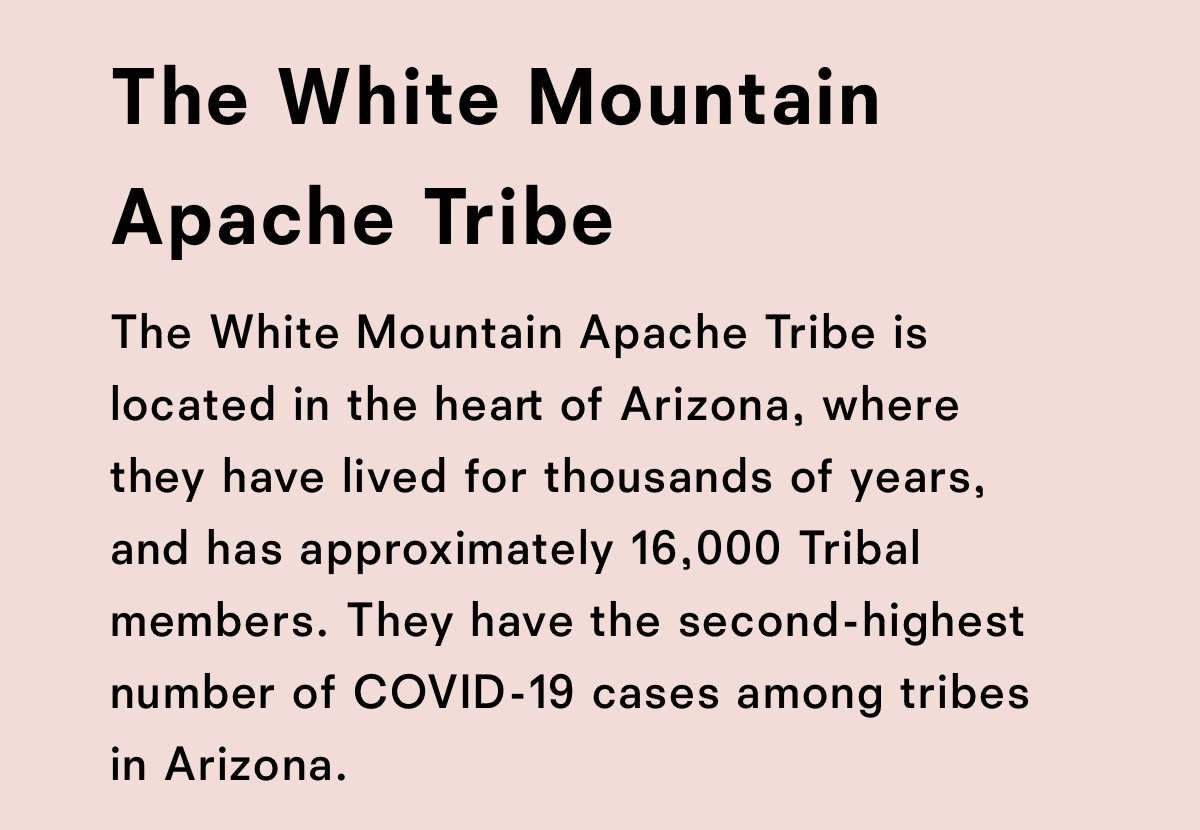 Then White Mountain Apache Tribe