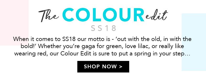 The colour edit | shop colour pop ss18