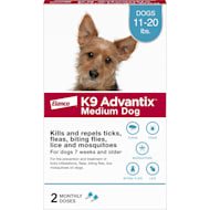  K9 Advantix, Tick & Mosquito Prevention 2-Monthly Treatments for Medium...