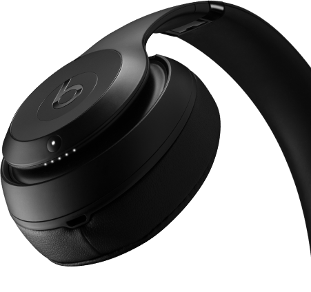 Black pair of Beats Studio3 Wireless headphones