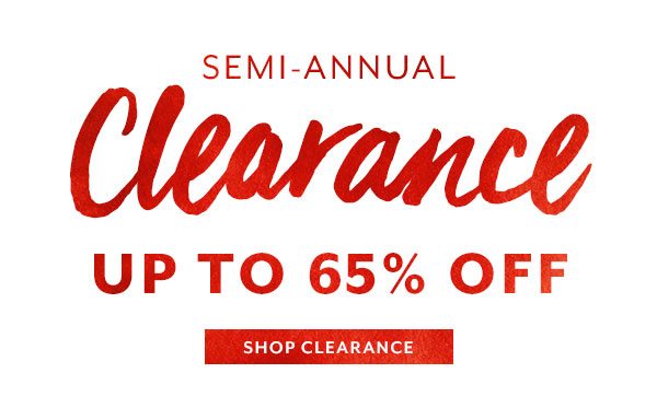 Semi-Annual Clearance