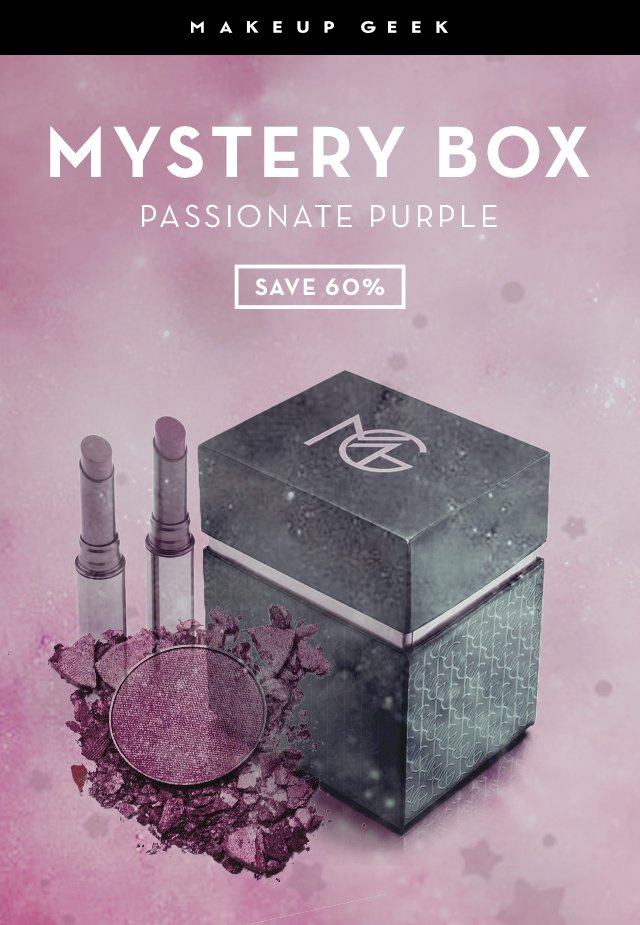 60% OFF - Passion Purple Mystery Box - Makeup Geek Email Archive