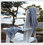 White Adirondack Chair