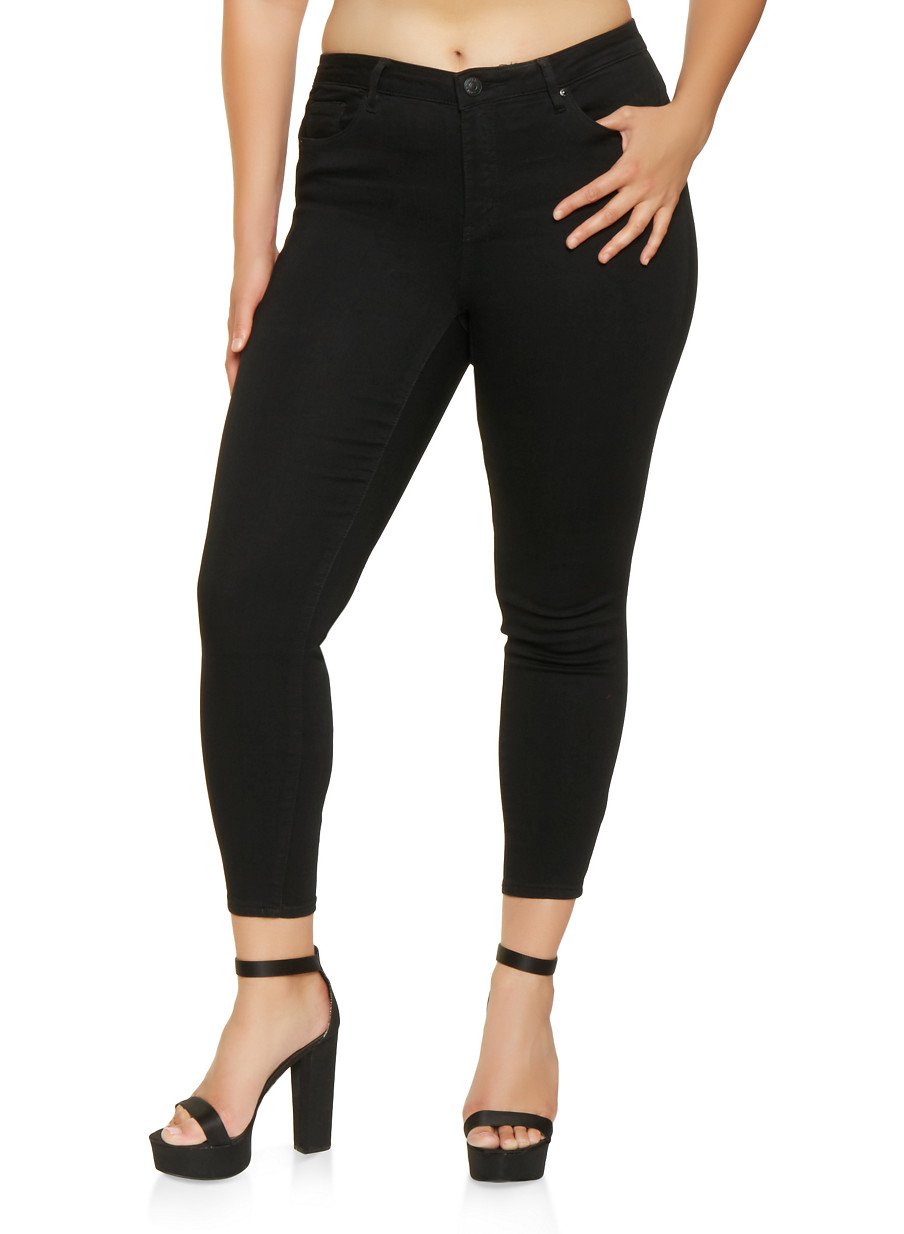 Plus Size Almost Famous Push Up Jeans