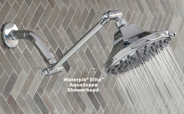 waterpik(R) elite(TM) aquascape showerhead