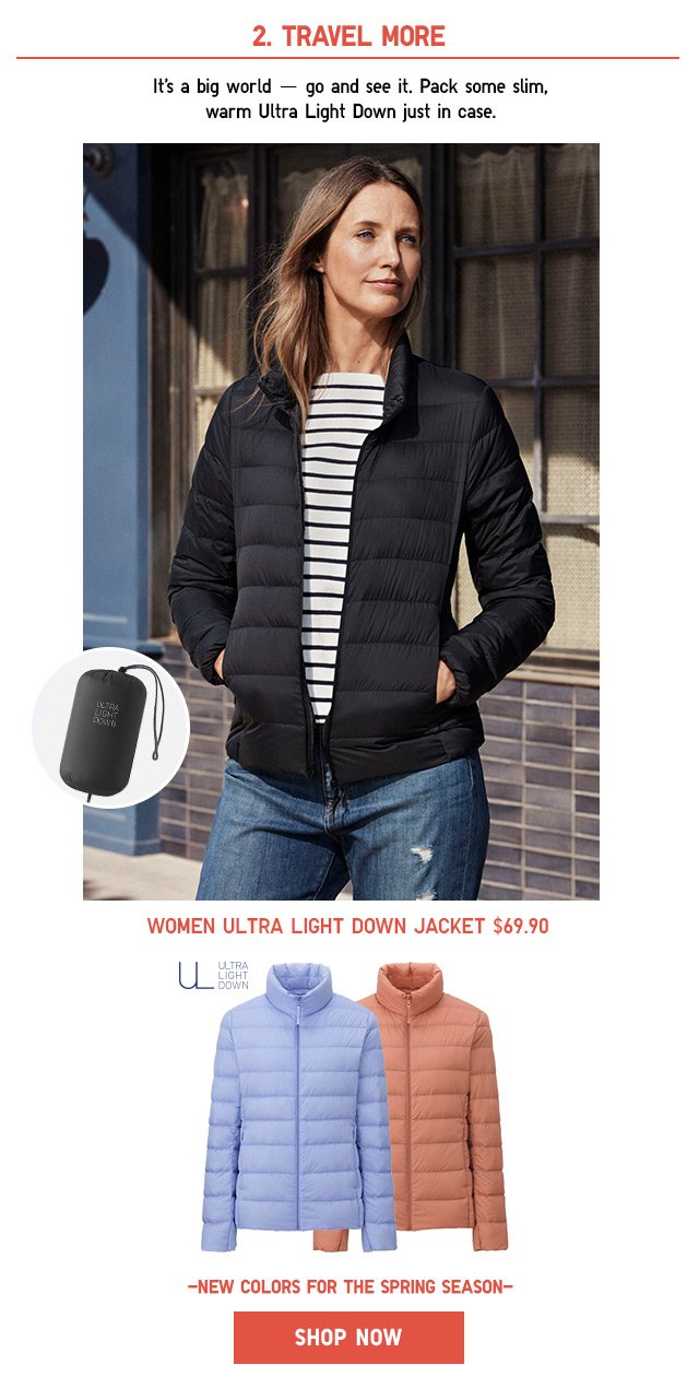 WOMEN ULTRA LIGHT DOWN JACKET - SHOP NEW COLORS FOR THE SPRING SEASON