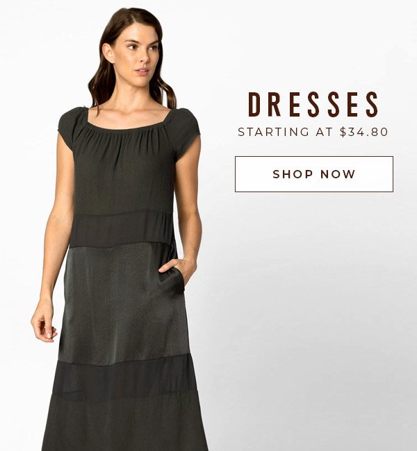 Shop Dresses. Starting at $34.80 »