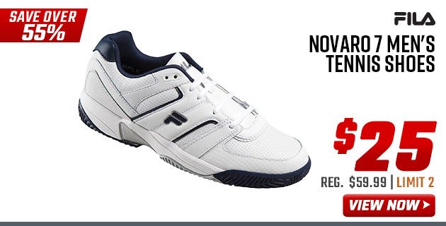 FILA Novaro 7 Men's Tennis Shoes