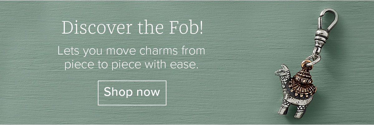 Discover the Fob! Lets you move charms from piece to piece with ease. Shop now