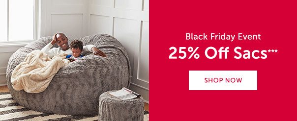 Black Friday Event | 25% Off Sacs** | SHOP NOW >>