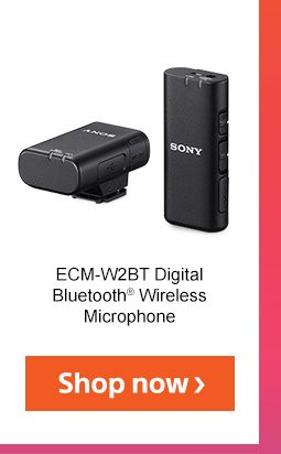 ECM-W2BT Digital Bluetooth® Wireless Microphone