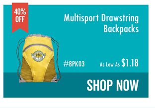 Multisport Drawstring Backpacks