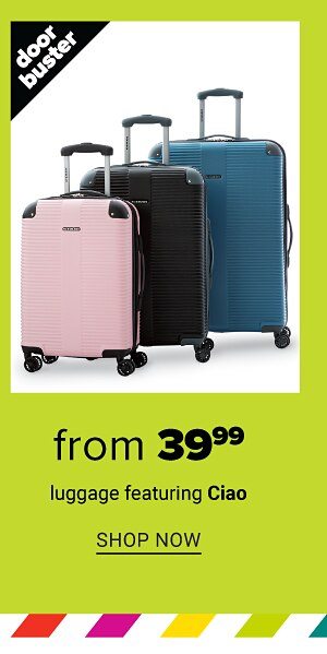 From 39.99 Luggage featuring Ciao - Shop Now