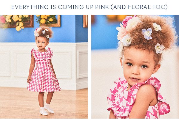 Everything is coming up pink (and floral too)