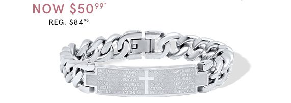 Men's Lord's Prayer Bracelet, Now $50.99