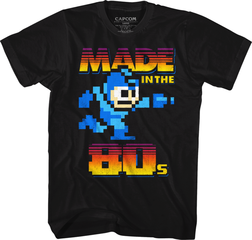 Made in the 80s Mega Man T-Shirt
