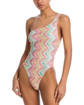 One Shoulder One Piece Swimsuit