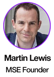 Martin Lewis, MoneySavingExpert.com founder, whose image links to his official biography.