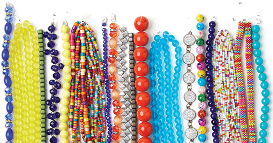 Image of Strung Beads.
