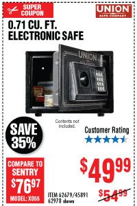 View 0.71 cu. ft. Electronic Digital Safe