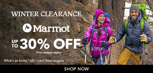 marmot Winter Clearance. 