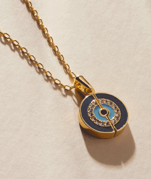 Evil Eye Mantra Necklace