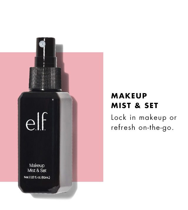 Makeup Mist & Set. Lock in makeup or refresh on-the-go.